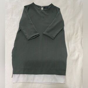 Atmosphere Olive Green Textured Women's Size 8 Dress